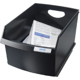 HAN papierkorb LOGO-DRIVE, Polystyrol, 25 Liter, schwarz