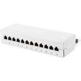 DIGITUS desktop Patch panel Kat.6A, klasse EA, 12 x RJ45