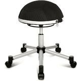 Topstar fitness-hocker "Sitness half Ball", schwarz