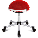 Topstar fitness-hocker "Sitness half Ball", rot