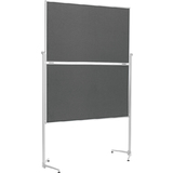 magnetoplan Moderationstafel, (B)1.200 x (H)1.500 mm, grau