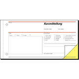 sigel formularbuch "Kurzmitteilung", 1/3 a4 quer, SD