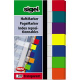 sigel haftmarker Transparent mini, 50 x 12 mm, 280 Blatt