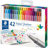 STAEDTLER fineliner triplus, 42er Etui