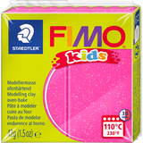 FIMO kids Modelliermasse, ofenhrtend, glitter-pink, 42 g