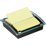 Post-it z-notes Spender, schwarz/transparent, inkl. 1 Block