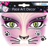 HERMA face Art sticker Gesichter "Pink Cat"