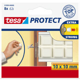 tesa protect Schutzpuffer, quadratisch, 10 x 10 mm, wei