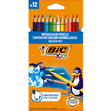 BIC kids Aquarell-Buntstifte Aquacouleur, 12er Kartonetui