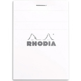 RHODIA notizblock No. 11, din A7, kariert, wei