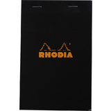 RHODIA notizblock No. 14, 110 x 170 mm, kariert, schwarz