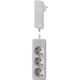 BACHMANN flachstecker SMART plug mit 3-fach Steckdosenleiste