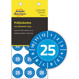 AVERY zweckform Prfplaketten, 2025, NoPeel, blau, 20 mm