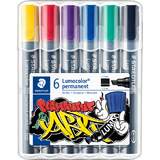 STAEDTLER lumocolor Permanent-Marker 350, 6er Etui