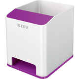 LEITZ sound Stiftekcher wow Duo Colour, 2 Fcher, violett