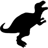 Securit kreidetafel SILHOUETTE "Dino"