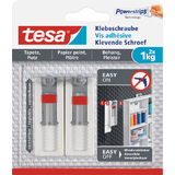 tesa powerstrips Klebeschraube fr Tapete/Putz, wei