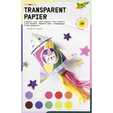 folia Transparentpapiermappe, 185 x 297 mm, 10 Blatt