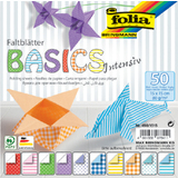 folia Faltbltter "Basic Intensiv", 150 x 150 mm, 50 Blatt