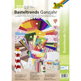 folia bastelpapier-set Trends Ganzjahr, 322-teilig