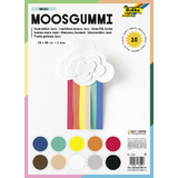 folia Moosgummi, 290 x 400 mm, 10 Blatt, sortiert