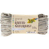 folia Raffia-Naturbast, 50 g, grau