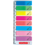 Kores pagemarker "Sign Here"- Folie, 12 x 45 mm, 8x 25 Blatt