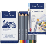 FABER-CASTELL aquarellstifte GOLDFABER, 12er Metalletui