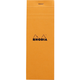 RHODIA notizblock No. 8, 74 x 210 mm, kariert, orange