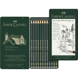 FABER-CASTELL bleistift CASTELL 9000 Design, 12er Metalletui