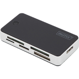 DIGITUS usb 3.0 card Reader "All-in-one", schwarz / silber