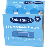 CEDERROTH salvequick Pflaster-Nachfllpackung, detektierbar