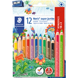 STAEDTLER dreikant-buntstift Noris super jumbo, 10+2