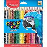 Maped dreikant-buntstift COLOR'PEPS Animals, 24er Kartonetui