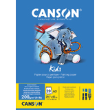 CANSON malblock Kids, din A3, 200 g/qm, 20 Blatt