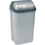 keeeper Abfallbehlter "rasmus", 50 Liter, silber