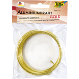 folia Aluminium-Basteldraht, 2 mm x 5 m, gold