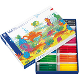 STAEDTLER fasermaler Noris jumbo, 144er Schulbox