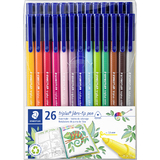 STAEDTLER fasermaler triplus, 26er Etui