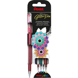 Pentel hybrid Gel-Tintenroller glitter Pen dual Metallic