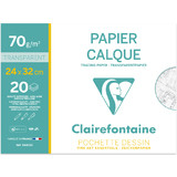 Clairefontaine Transparentpapier, 70/75 g/qm, 240 x 320 mm