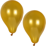 PAPSTAR luftballons "Metallic", Umfang: 800 mm, gold