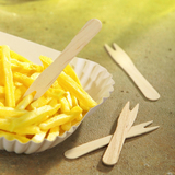 PAPSTAR pommes-frites-gabeln "pure", Lnge: 85 mm