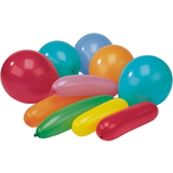 PAPSTAR Luftballons, farben und formen sortiert, 20 Stck