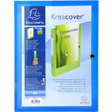 EXACOMPTA sammelbox Kreacover, A4, PP, 40 mm, blau