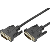 DIGITUS dvi-d 24+1 Kabel, dual Link, schwarz, 2,0 m