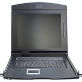 DIGITUS 19" konsole mit kvm-switch 8 Port, mit 43,18 cm TFT