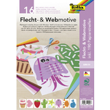 folia flecht- & webmotive Set, din A4, 16 Blatt