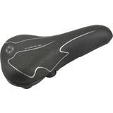 FISCHER trekking-fahrradsattel Elastomer, schwarz/wei