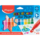 Maped fasermaler COLOR'PEPS mini Power, 12er Kartonetui